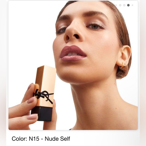 YSL Full-Sized! ROUGE PUR COUTURE Nude Self N15 Lipstick NEW - Picture 3 of 4